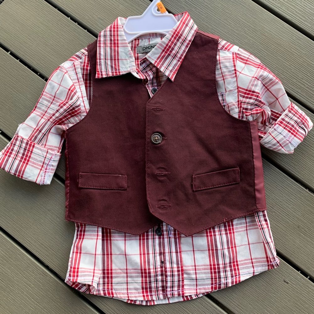 Cute DKNY/Nautica Shirt/Vest